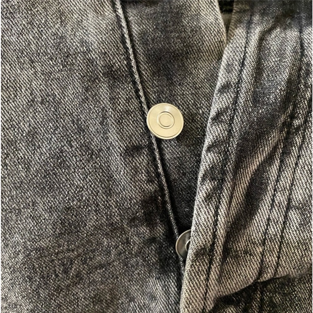 Wild Fable Highest Rise Cut Off Button Fly Jean Shorts Gray Size 14 - Picture 9 of 15